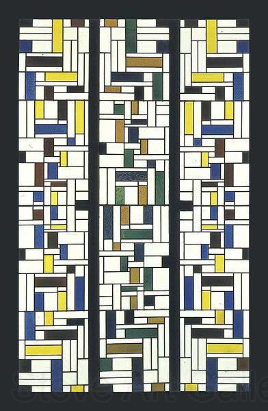 Theo van Doesburg Stained-Glass Composition IV. Spain oil painting art